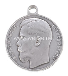 Zaristisches Rußland silberne Verdienstmedaille "Für Tapferkeit" 4. Klase