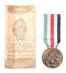 Deutsch-Italienische Erinnerungsmedaille an den Afrika-Feldzug in Bronze