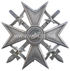 Spanienkreuz in Silber mit Schwertern - abgeänderte Form 1957 