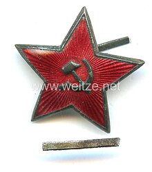 Sowjetunion Rote Armee 2. Weltkrieg, Stern für die Schirmmütze