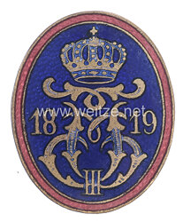 Mecklenburg-Schwerin Zivilabzeichen für Angehörige im 1. Großherzoglich Mecklenburgischen Dragoner- Regiment Nr. 17 zur Hunderjahrfeier 1819-1919