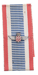 Kroatien Kriegs-Gedenkabzeichen für Angehörige der kroatischen Luftwaffe 1943-1945