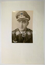 Nachkriegsunterschrift vom Ritterkreuzträger Oberleutnant Herbert Rollwage