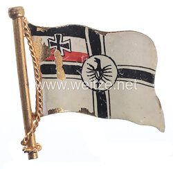Deutsches Reich Patriotische Zivilnadel Kaiserliche Reichskriegsflagge 