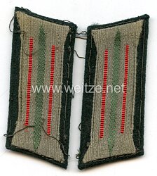 Wehrmacht Heer Paar Kragenspiegel für Mannschaften Artillerie