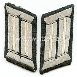 Wehrmacht Heer Paar Kragenspiegel für Offiziere der Infanterie