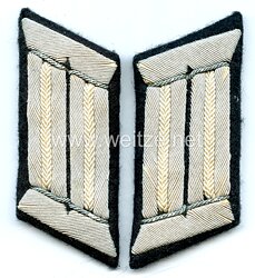 Wehrmacht Heer Paar Kragenspiegel für Offiziere der Infanterie