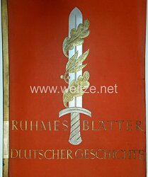 III. Reich - Ruhmesblätter Deutscher Geschichte - Zigaretten Sammelbilderalbum