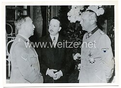 Waffen-SS Pressefoto: In einer deutsch-bulgarischen Feierstunde 18.7.1943