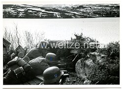 Waffen-SS Pressefoto: Der Kampf im hohen Norden