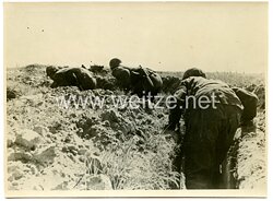 Waffen-SS Pressefoto: 70 Heckter vor dem Feind! 10.10.1942