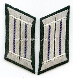 Wehrmacht Heer Paar Kragenspiegel für einen Offizier Arzt