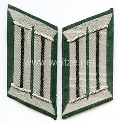 Wehrmacht Heer Paar Kragenspiegel für Offiziere der Pioniere 