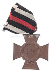 Ehrenkreuz für Kriegsteilnehmer 1914-18 - "HKM"