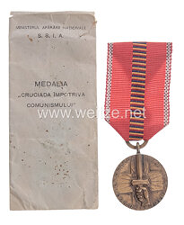 Rumänien 2. Weltkrieg Erinnerungsmedaille an den Kreuzzug gegen den Kommunismus (Medalia comemorativa 