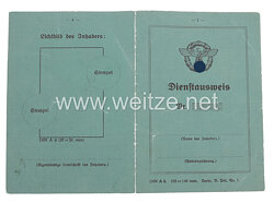 Deutsche Polizei - Dienstausweis ( Blanko ) 