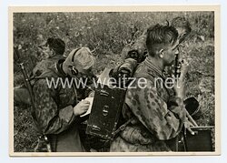 Waffen-SS - Propaganda-Postkarte - " Unsere Waffen-SS " - Eine wichtige Meldung