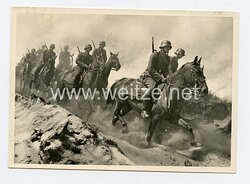 Waffen-SS - Propaganda-Postkarte - " Unsere Waffen-SS " - Kavallerie auf einem Uebungsritt