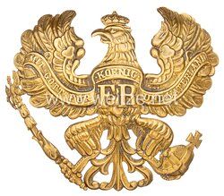 Preußen Helmadler für die Pickelhaube für Mannschaften der Linien-Infanterie bzw. -Artillerie