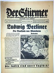 Der Stürmer - Deutsches Wochenblatt zum Kampfe um die Wahrheit - Jahrgang 1935 Heft-Nr. 42