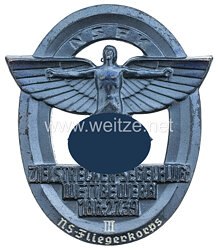 NSFK - Abzeichen für Teilnehmer am "Zielstrecken-Segelflug Wettbewerb 18.6.-2.7.1939 NS-Fliegerkorps"