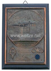 III. Reich Deutscher Schützenbund nichttragbare Auszeichnung "Gau Sauerland ehem. Jäger u. Schützen - Schützenstand Hitler-Eiche Delstern Schiessen 3.9.1933 1. Klasse 25. Preis".