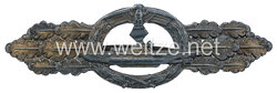 U-Bootfrontspange in Bronze 1. Modell - Hakenkreuz beschliffen