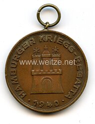 Tragbare Teilnehmermedaille "Hamburger Kriegs-Regatta 1941"