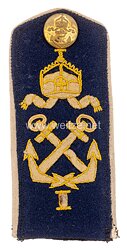 Kaiserliche Marine Einzel Schulterklappe für den Mantel für Mannschaften im I. Seebataillon