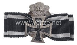 Eisernes Kreuz 1870 2. Klasse mit Eichenlaub 25 - Knopflochdekoration