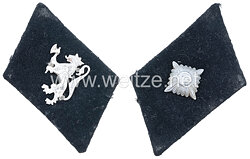Waffen-SS Paar Kragenspiegel für einen SS-Unterscharführer der "Freiwilligen Legion Norwegen"