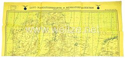 Luftwaffe Navigationskarte in Merkatorprojektion (Britische Inseln)