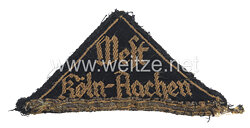 Hitlerjugend (HJ) Gebietsdreieck "West Köln-Aachen" mit goldener Traditionslitze für Mitglieder vor 1933