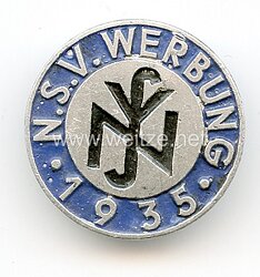 Nationalsozialistische Volkswohlfahrt ( NSV ) - Abzeichen " N.S.V. Werbung 1935 "