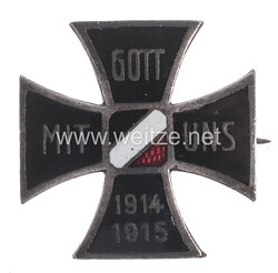 Preussen - Eisernes Kreuz 1914-1915 Gott mit uns - patriotische Brosche