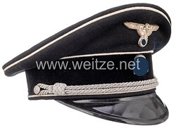 Allgemeine SS / SS-Verfügungstruppe schwarze Schirmmütze für Führer