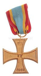 Mecklenburg Kriegsverdienstkreuz 1914 2.Klasse - Ausführung 1957