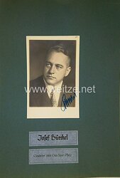 III. Reich - Originalunterschrift vom Gauleiter Josef Bürckel, vom Gau Saar Pfalz