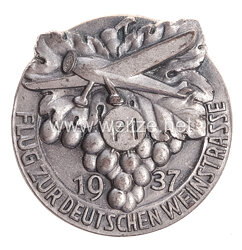 III. Reich offizielles Teilnehmerabzeichen "Flug zur Deutschen Weinstrasse 1937 - P 1"