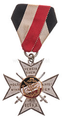 Deutsches Reich silbernes Kreuz "Verein ehemaliger Kolonial-Krieger Gera, R."