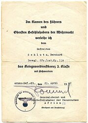 Wehrmacht Originalunterschrift von Ritterkreuzträger Generaloberst Erwin Rommel