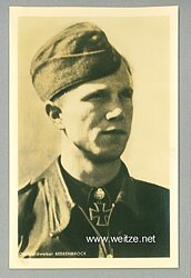 Luftwaffe - Portraitpostkarte von Ritterkreuzträger Oberfeldwebel Franz-Josef Beerenbrock