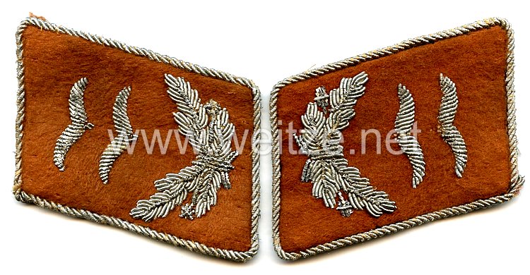 Luftwaffe Paar Kragenspiegel Oberleutnant Nachrichten