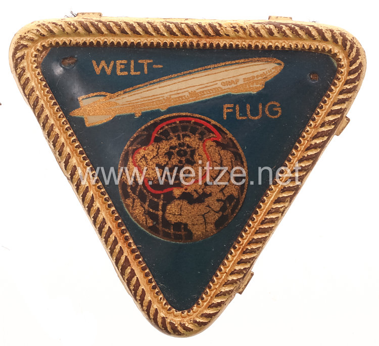 Weimarer Republik patriotisches  " Zeppelin LZ 127 Weltflug""