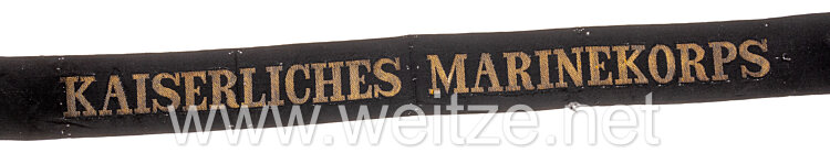 Kaiserliche Marine 1. Weltkrieg Marinekorps Flandern Mützenband «Kaiserliches Marinekorps» Bild 2