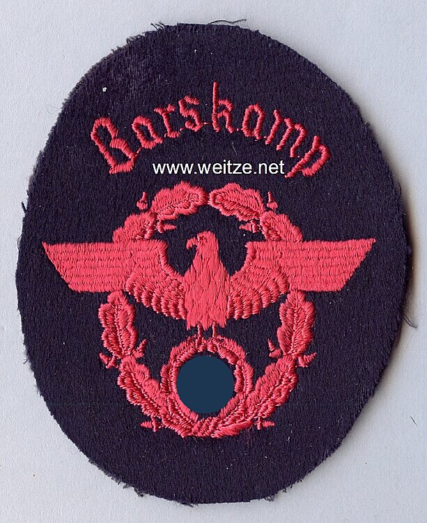 III. Reich Feuerwehr Ärmeladler " Barskamp "