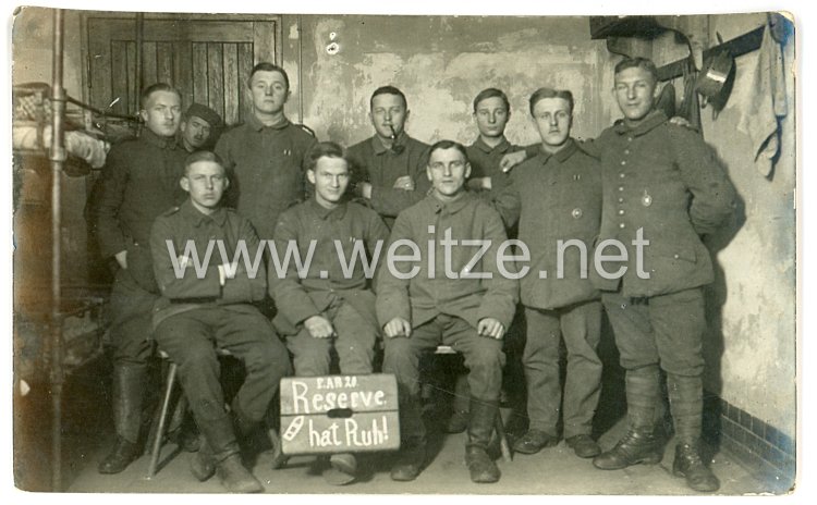 Deutsches Heer Gruppenfoto, Soldaten vom Feldartillerie-Regiment 20.