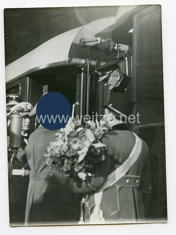 3. Reich Pressefoto: Der Abschied der ungarischen Gäste von Berlin 26.8.1938