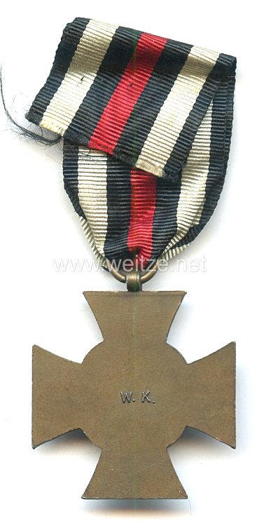 Ehrenkreuz für Kriegsteilnehmer 1914-18 - " W.K. " Bild 2