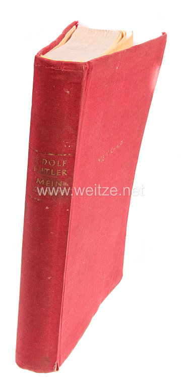 Mein Kampf - Dünndruckausgabe oder Feldpostausgabe von 1942 in Druckschrift